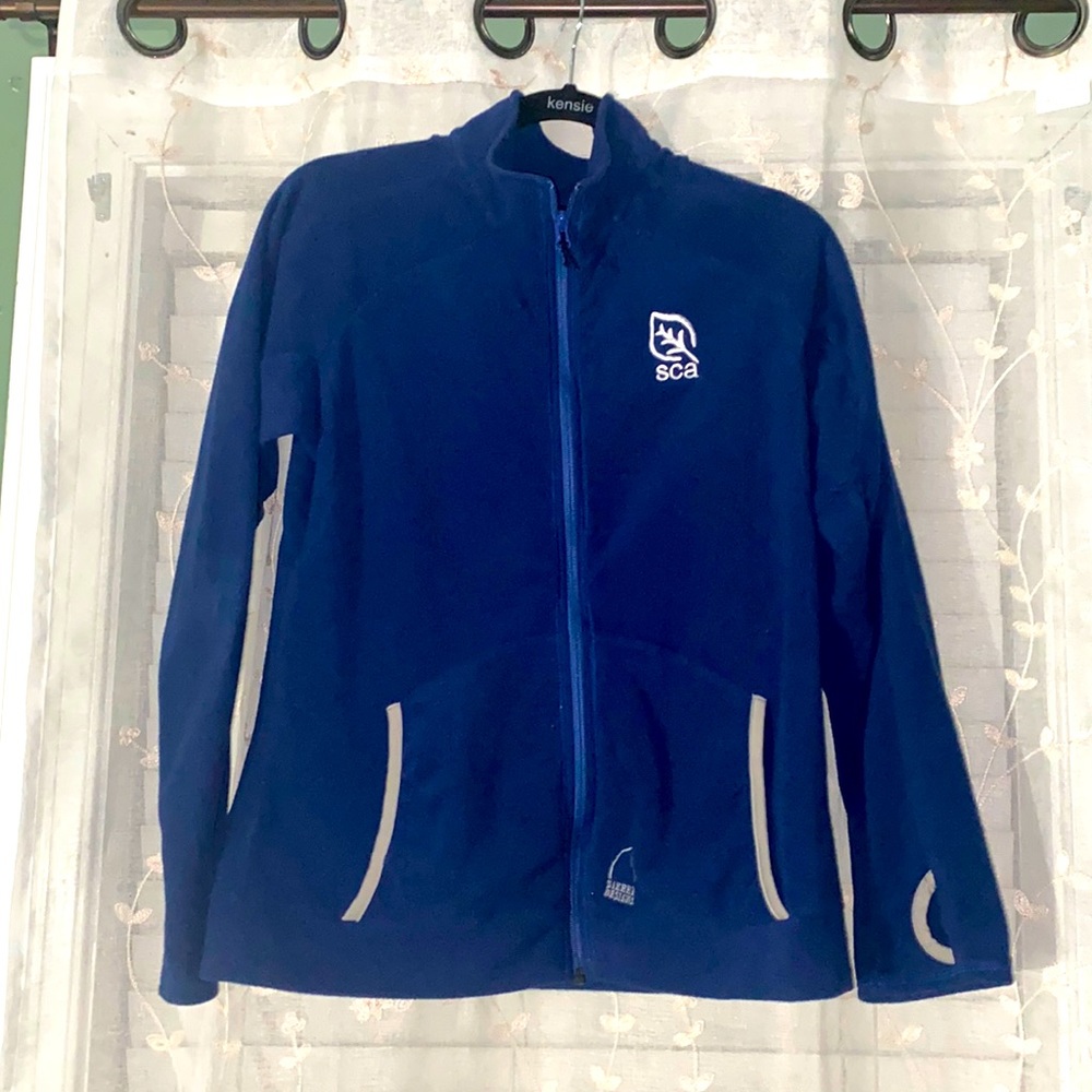 Sierra Designs Blue Fleece Jacket Ladies Size M